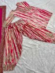 FANCY CHINON DIGITAL PRINT WITH EMBROIDERY SEQUENCE WORK TOP PATIYALA WITH DUPATTA PARTY WEAR WHOLESALE PRICE ETHNIC GARMENT (4)