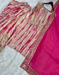 FANCY CHINON DIGITAL PRINT WITH EMBROIDERY SEQUENCE WORK TOP PATIYALA WITH DUPATTA PARTY WEAR WHOLESALE PRICE ETHNIC GARMENT (4)