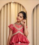 FANCY CHINON EMBROIDERY SEQUENCE CRUSH WORK KIDS LEHENGA CHOLI WEDDING WEAR WHOLESALE PRICE ETHNIC GARMENT (11)