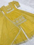 FANCY CHINON EMBROIDERY SEQUENCE WORK TOP PALAZZO WITH DUPATTA PARTY WEAR WHOLESALE PRICE ETHNIC GARMENT (12)