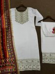 FANCY CHINON SILK EMBROIDERY SEQUENCE WORK TOP PALAZZO WITH DUPATTA CASUAL WEAR WHOLESALE PRICE ETHNIC GARMENT (3)