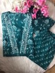 FANCY COTTON HAND WORK TOP PANT WITH DUPATTA OFFICE WEAR WHOLESALE PRICE ETHNIC GARMENT (8)
