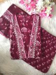 FANCY COTTON HAND WORK TOP PANT WITH DUPATTA OFFICE WEAR WHOLESALE PRICE ETHNIC GARMENT (5)