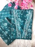 FANCY COTTON HAND WORK TOP PANT WITH DUPATTA OFFICE WEAR WHOLESALE PRICE ETHNIC GARMENT (8)