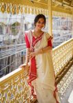 FANCY COTTON WEAVING JACQUARD BORDER WORK SAREE WITH UNSTITCHED BLOUSE FESTIVAL WEAR WHOLESALE PRICE ETHNIC GARMENT (52)