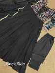 FANCY GEORGETTE EBROIDERY WITH STONE WORK GOWN BOTTOM WITH DUPATTA PARTY WEAR WHOLESALE PRICE ETHNIC GARMENT (2)