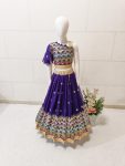 FANCY GEORGETTE EMBROIDERY SEQUENCE WORK KID’S LEHENGA CHOLI WITH DUPATTA PARTY WEAR WHOLESALE PRICE ETHNIC GARMENT (4)