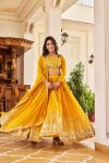 FANCY GEORGETTE EMBROIDERY SEQUENCE WORK LEHENGA CHOLI WITH DUPATTA FESTIVAL WEAR WHOLESALE PRICE ETHNIC GARMENT (9)