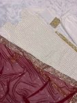 FANCY GEORGETTE EMBROIDERY SEQUENCE WORK TOP PANT WITH DUPATTA CASUAL WEAR WHOLESALE PRICE ETHNIC GARMENT (11)