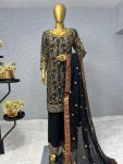 FANCY GEORGETTE EMBROIDREY STONE WORK TOP PALAZZO WITH DUPATTA PARTY WEAR WHOLESALE PRICE ETHNIC GARMENT (3)