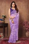 FANCY GEORGETTE PRINT WORK ONE MINUTE SAREE WITH UNSTITCHED BLOUSE CASUAL WEAR WHOLESALE PRICE ETHNIC GARMENT (12)