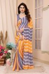 FANCY GEORGETTE PRINT WORK ONE MINUTE SAREE WITH UNSTITCHED BLOUSE CASUAL WEAR WHOLESALE PRICE ETHNIC GARMENT (8)