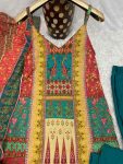 FANCY MUSLIN DIGITAL PRINT TOP BOTTOM WITH DUPATTA FESTIVAL WEAR WHOLESALE PRICE ETHNIC GARMENT (4)