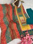 FANCY MUSLIN DIGITAL PRINT TOP BOTTOM WITH DUPATTA FESTIVAL WEAR WHOLESALE PRICE ETHNIC GARMENT (4)