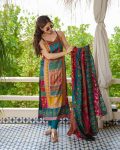 FANCY MUSLIN DIGITAL PRINT TOP BOTTOM WITH DUPATTA FESTIVAL WEAR WHOLESALE PRICE ETHNIC GARMENT (4)