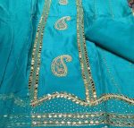 FANCY ROMAN SILK EMBROIDERY WITH MIRRO R WORK TOP PALAZZO WITH DUPATTA FESTIVAL WEAR WHOLESALE PRICE EHTNIC GARMENT (12)
