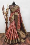 FANCY SILK DIGITAL PRINT AND JACQUARD WEAVING WORK SAREE WITH UNSTITCHED BOLUSE FESTIVAL WEAR WHOLESALE PRICE ETHNIC GARMENT (13)