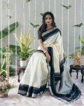 FASHIONABLE BANARASI SOFT SILK GOLDEN WEAVING WORK SAREE WITH UNSTITCHED BLOUSE PARTY WEAR WHOLESALE PRICE ETHNIC GARMENT (6)