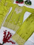 FASHIONABLE CHINON CHAIN SEQUENCE WORK TOP PALAZZO WITH DUPATTA FESTIVAL WEAR WHOLESALE PRICE ETHNIC GARMENT (4)