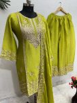 FASHIONABLE CHINON CHAIN SEQUENCE WORK TOP PALAZZO WITH DUPATTA FESTIVAL WEAR WHOLESALE PRICE ETHNIC GARMENT (4)