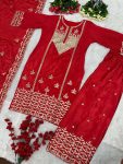 FASHIONABLE CHINON CHAIN SEQUENCE WORK TOP PALAZZO WITH DUPATTA FESTIVAL WEAR WHOLESALE PRICE ETHNIC GARMENT (3)