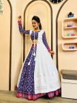 FASHIONABLE COTTON THREAD FOIL MIRROR WORK LEHENGA CHOLI WITH SHRUG PARTY WEAR WHOLESALE PRICE ETHNIC GARMENT (1)