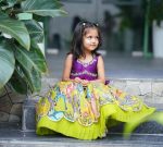 FASHIONABLE GEORGETTE EMBROIDERY CRUSH WORK KID’S LEHENGA WITH CHOLI PARTY WEAR WHOLESALE PRICE ETHNIC GARMENT (17)