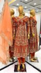 FASHIONABLE GEORGETTE EMBROIDERY SEQUENCE WORK GOWN BOTTOM WITH DUPATTA FESTIVAL WEAR WHOLESALE PRICE ETHNIC GARMENT (1)