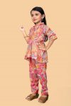 FASHIONABLE RAYON FOIL PRINT KID’S CO-ORD SET PARTY WEAR WHOLESALE PRICE ETHNIC GARMENT (2)