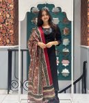 FASHIONABLE ROMAN SILK EMBROIDERY SEQUENCE WORK TOP PALAZZO WITH DUPATTA PARTY WEAR WHOLESALE PRICE ETHNIC GARMENT (4)