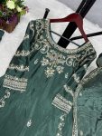 LATEST CHINON EMBROIDERY SEQUENCE MIRROR WORK TOP SHARARA WITH DUPATTA PARTY WEAR WHOLESALE PRICE ETHNIC GARMENT (9)