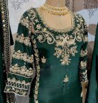 LATEST CHINON EMBROIDERY SEQUENCE MIRROR WORK TOP SHARARA WITH DUPATTA PARTY WEAR WHOLESALE PRICE ETHNIC GARMENT (9)