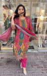 NEW ARRIVAL MUSLIN DIGITAL PRINTED MIRROR WORK TOP BOTTOM WITH DUPATTA PARTY WEAR WHOLESALE PRICE ETHNIC GARMENT (5)