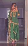 RICH LOOK GEORGETTE EMBROIDERY AND SEQUENCE WORK TOP LEHENGA WITH DUPATTA FESTIVAL WEAR WHOLESALE PRICE ETHNIC GARMENT (16)