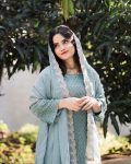 RICH LOOK GEORGETTE EMBROIDERY SEQUENCE WORK TOP PANT WITH DUPATTA FESTIVAL WEAR WHOLESALE PRICE ETHNIC GARMENT (36)