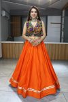 RICH LOOK RAYON PLAIN WITH GOTA PATTI WORK LEHENGA CHOLI FESTIVAL WEAR WHOLESALE PRICE ETHNIC GARMENT (24)