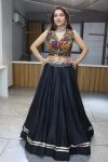 RICH LOOK RAYON PLAIN WITH GOTA PATTI WORK LEHENGA CHOLI FESTIVAL WEAR WHOLESALE PRICE ETHNIC GARMENT (8)