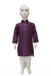 TRADITIONAL COTTON SILVER WEAVING LINE KID’S WEAR KURTA WITH PAJAMA PARTY WEAR WHOLESALE PRICE ETHNIC GARMENT (5)