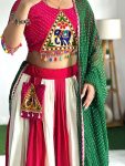 TRADITIONAL FIONA COTTON PATCH WITH KODI WORK LEHENGA CHOLI WITH DUPATTA PARTY WEAR WHOLESALE PRICE ETHNIC GARMENT (4)