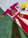 TRADITIONAL FIONA COTTON PATCH WITH KODI WORK LEHENGA CHOLI WITH DUPATTA PARTY WEAR WHOLESALE PRICE ETHNIC GARMENT (4)