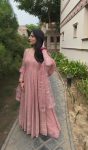 TRADITIONAL GEORGETTE EMBROIDERY SEQUECE WORK GOWN PALAZZO WITH DUPATTA PARTY WEAR WHOLESALE PRICE ETHNIC GARMENT (4)