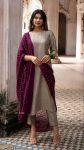 TRENDING CHANDERI SILK TOP BOTTOM WITH DUPATTA PARTY WEAR WHOLESALE PRICE ETHNIC GARMENT (3)