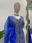 TRENDING CHINON SILK THREAD SEQUENCE WORK TOP PALAZZO WITH DUPATTA PARTY WEAR WHOLESALE PRICE ETHNIC GARMENT (6)