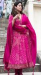 TRENDING GEORGETTE DIGITAL PRINTED EMBROIDERY SEQUENCE WORK GOWN BOTTOM WITH DUPATTA PARTY WEAR WHOLESALE PRICE ETHNIC GARMENT (4)