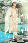 TRENDING GEORGETTE EMBROIDERY MOTI WORK TOP BOTTOM WITH DUPATTA PARTY WEAR WHOLESALE PRICE ETHNIC GARMENT ( (7)