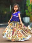 TRENDING GEORGETTE EMBROIDREY CRUSH KID’S LEHENGA WITH CHOLI PARTY WEAR WHOLESALE PRICE ETHNIC GARMENT (3)