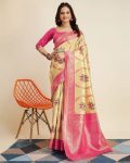 TRENDING-KANJIVARAM-SILK-JACQUARD-WORK-SAREE-WITH-UNSTICTHED-BLOUSE-APRTY-WEAR-WHOELSALE-PRICE-ETHNIC-GARMENT-1.jpeg