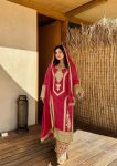 TRENDING SILK EMBROIDERY TOP PALAZZO WITH DUPATTA PARTY WEAR WHOLESALE PRICE ETHNIC GARMENT (1)