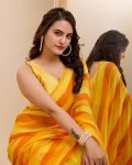 ATRACTIVE GEORGETTE DIGITAL PRINT WORK 1 MINUTE READY TO WEAR SAREE WITH UNSTITCHED BLOUSE FESTIVAL WEAR WHOLESALE PRICE ETHNIC GARMENT (74)