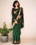 ATTRACTIVE BANARASI SOFT SILK WEAVING ZARI WORK SARE WITH UNSTITCHED BLOUSE PARTY WEAR WHOLESALE PRICE ETHNIC GARMENT (4)